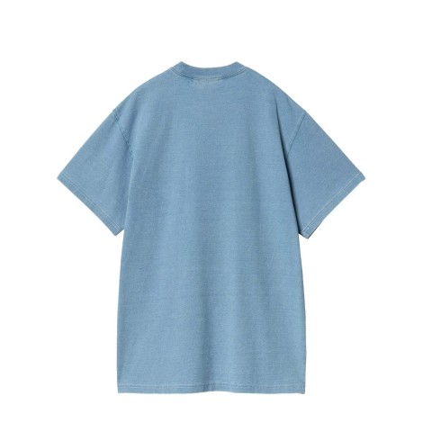 T-SHIRT S/S INGO POCKET LIGHT BLUE GARMENT DYED