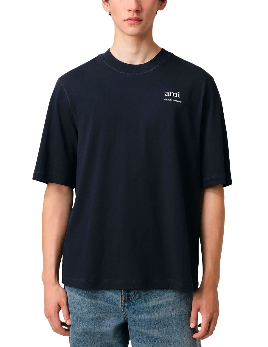 TSHIRT ALEXANDRE MATUISSI BLEU MARINE