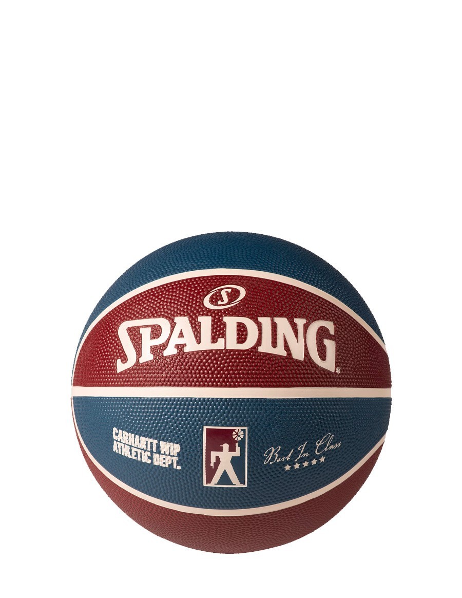 BASKETBALL RUBBER SPALDING X CARHARTT MULBERRY DUSKY BLUE