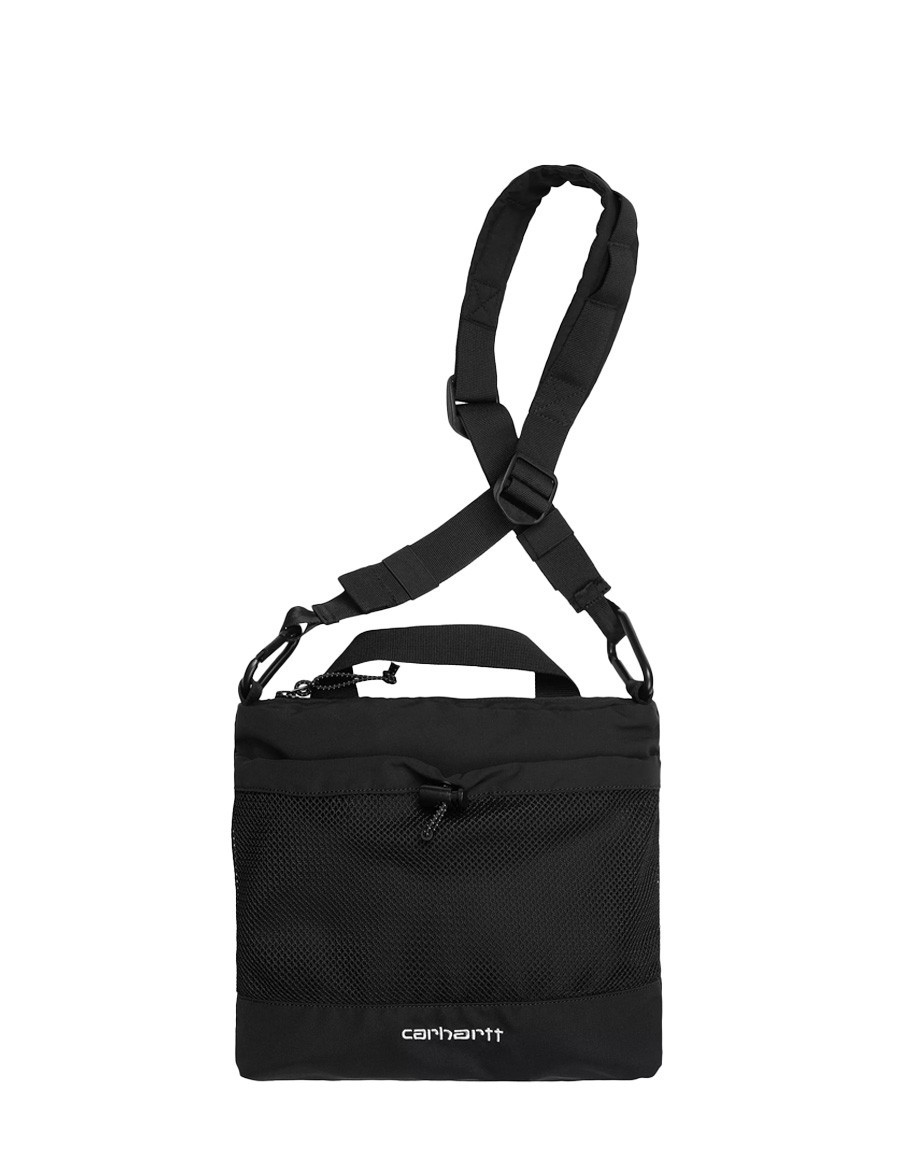 IRWIN SOULDER BAG BLACK / WHITE