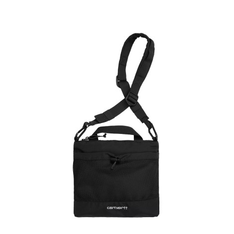 IRWIN SOULDER BAG BLACK / WHITE