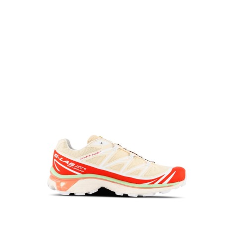 Salomon Xt-6 - Sneakers - Shortbread/Poppy red/Greash