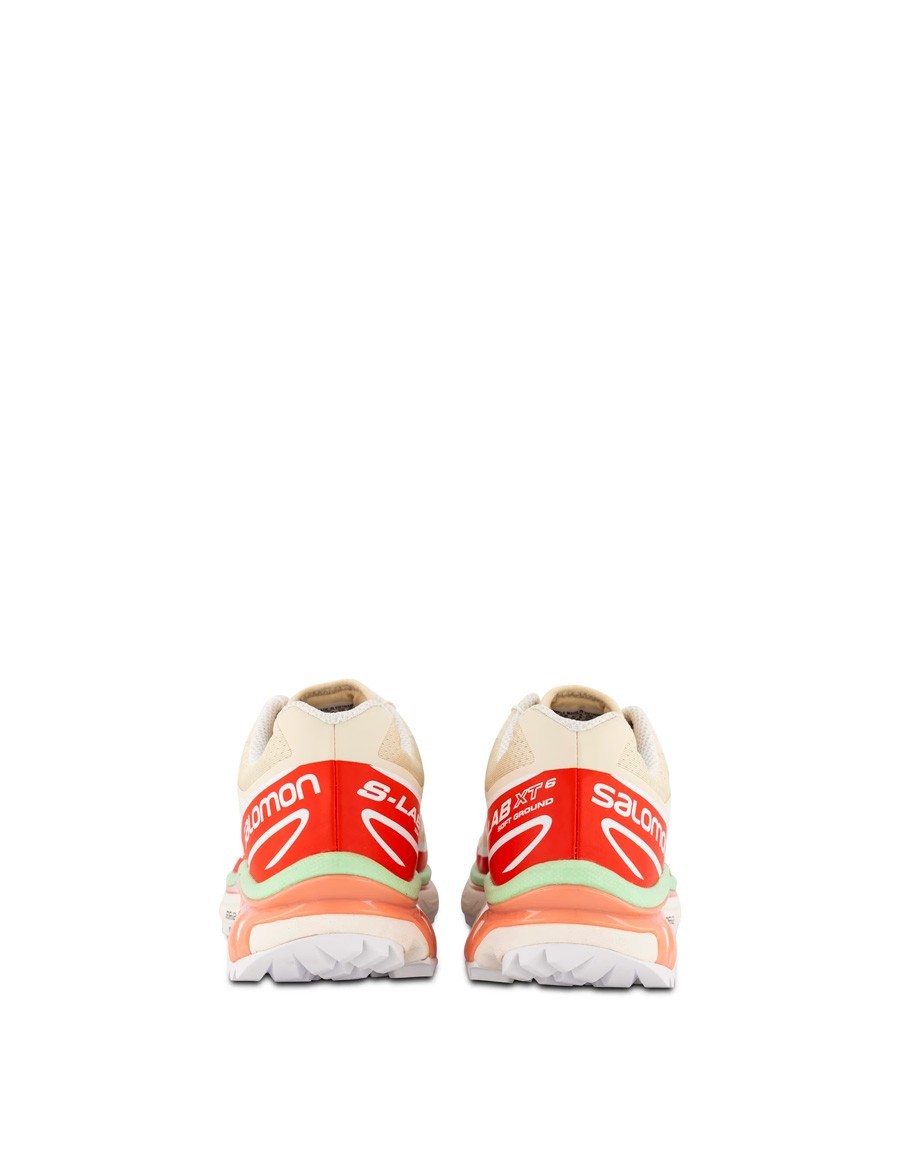 Salomon Xt-6 - Sneakers - Shortbread/Poppy red/Greash