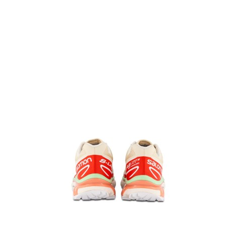 Salomon Xt-6 - Sneakers - Shortbread/Poppy red/Greash