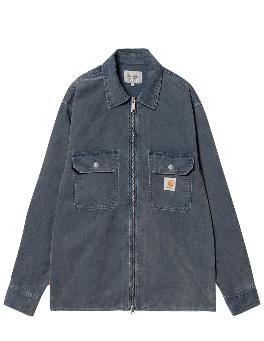 REYNOLD SHIRT JAC DUSKY BLUE / DUSKY WASHED