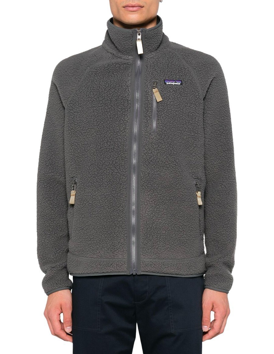 M'S RETRO PILE JACKET FORGE GREY