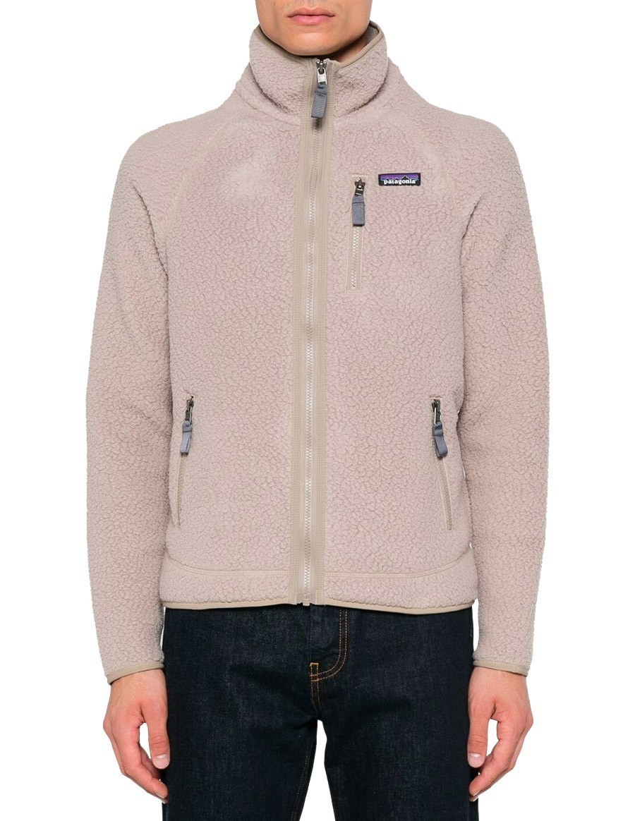 M'S RETRO PILE JACKET SEABIRD GREY