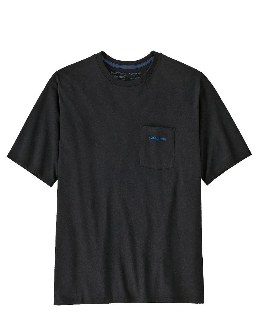 M'S BOARDSHORT LOGO POCKET RESPONSIBILI TEE INK BLACK