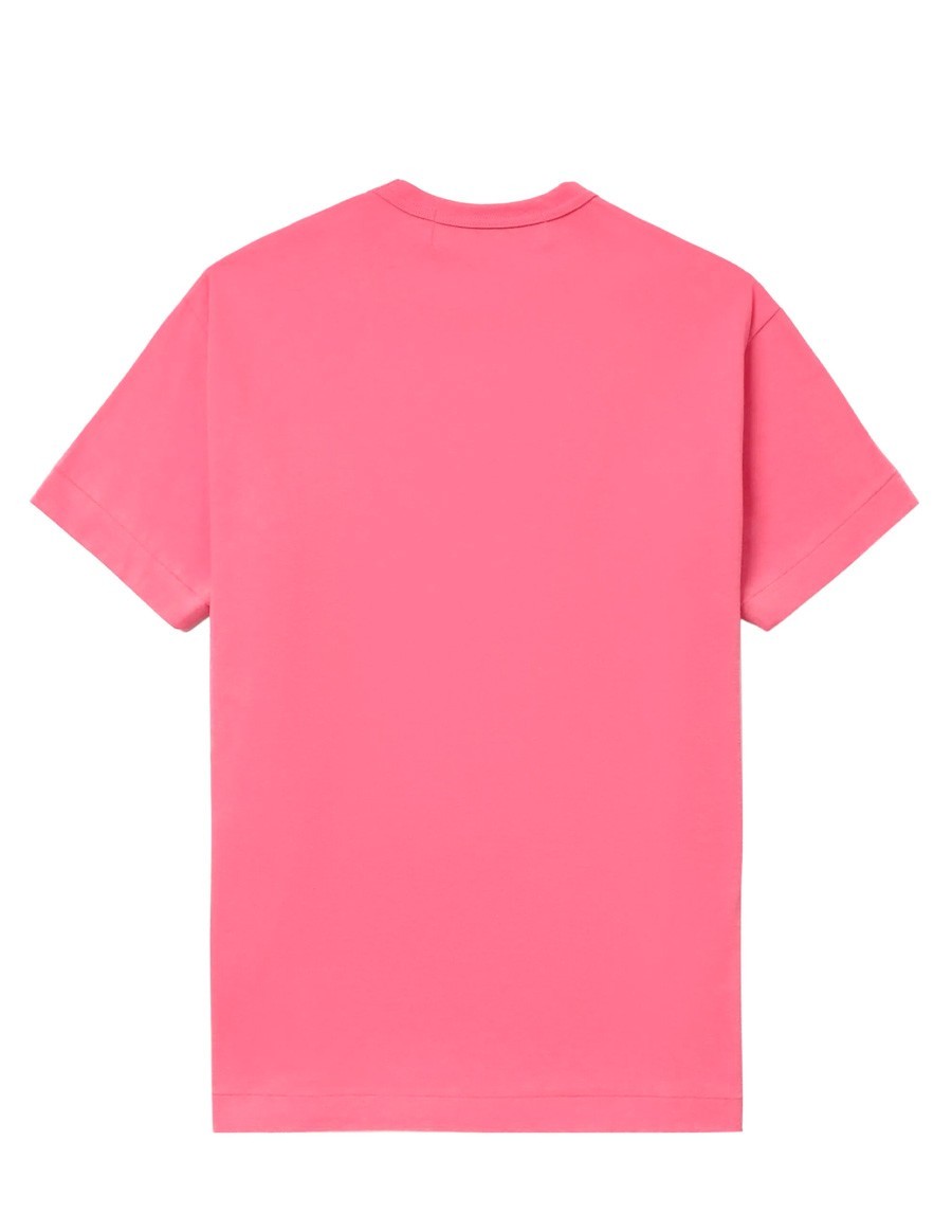 T-SHIRT RED EMBLEM PINK