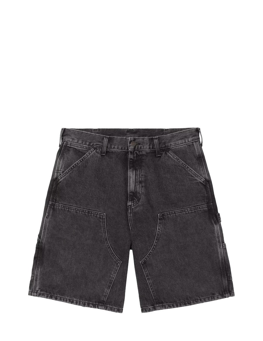 DOUBLE KNEE SHORT BLACK