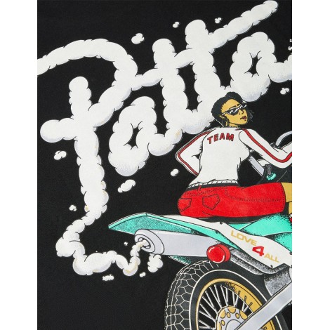 PATTA BIKER T-SHIRT BLACK