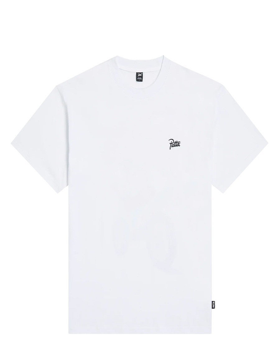 PATTA BIKER T-SHIRT WHITE