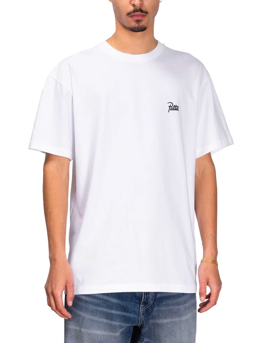 PATTA BIKER T-SHIRT WHITE