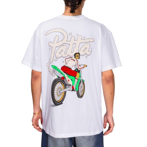 PATTA BIKER T-SHIRT WHITE