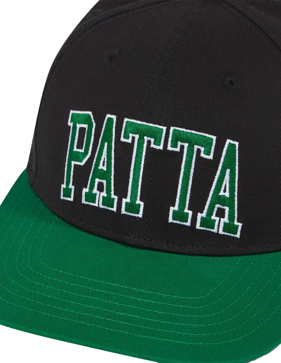 PATTA ARC LOGO SNAPBACK CAP BLACK