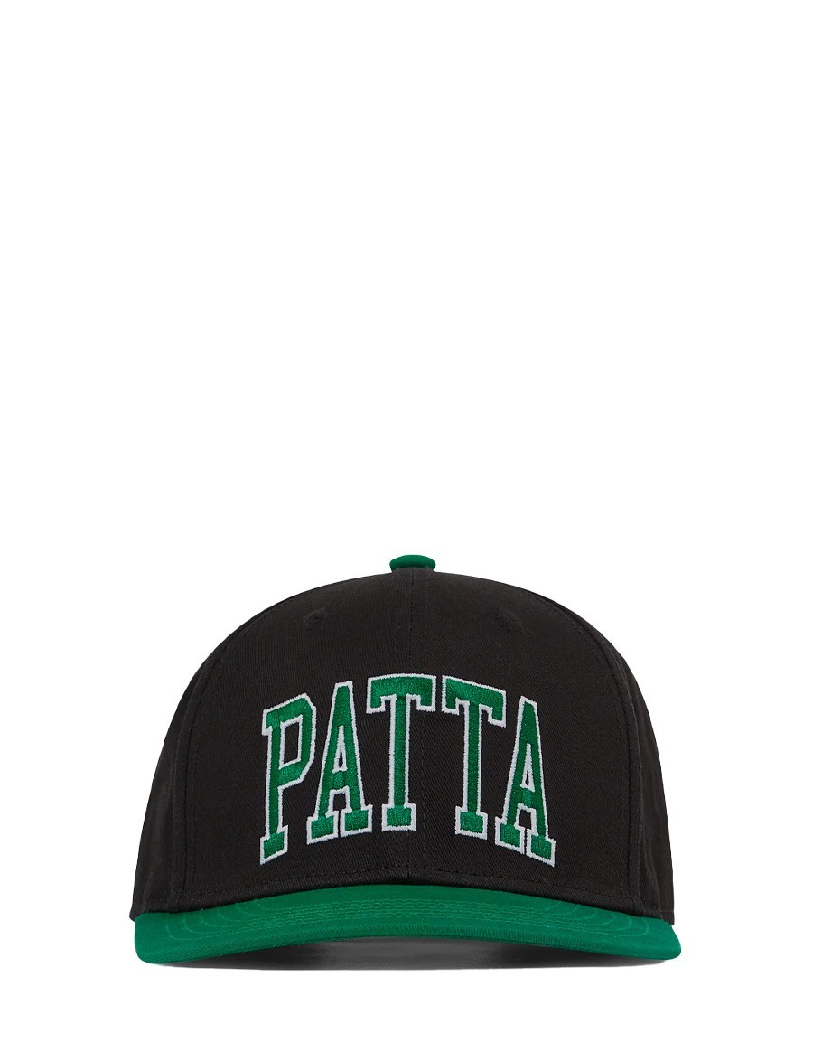 PATTA ARC LOGO SNAPBACK CAP BLACK