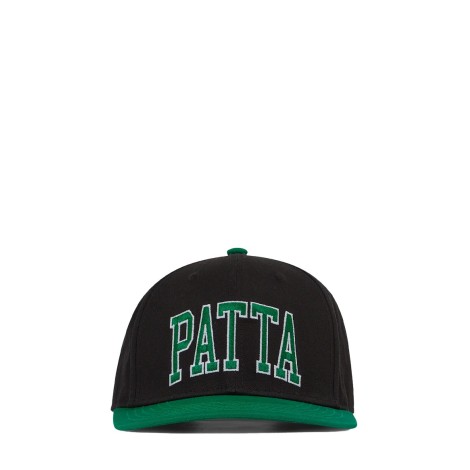 PATTA ARC LOGO SNAPBACK CAP BLACK