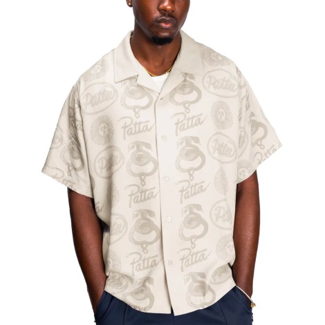 PATTA SERPENTES SUMMER SHIRT PUMIC STONE