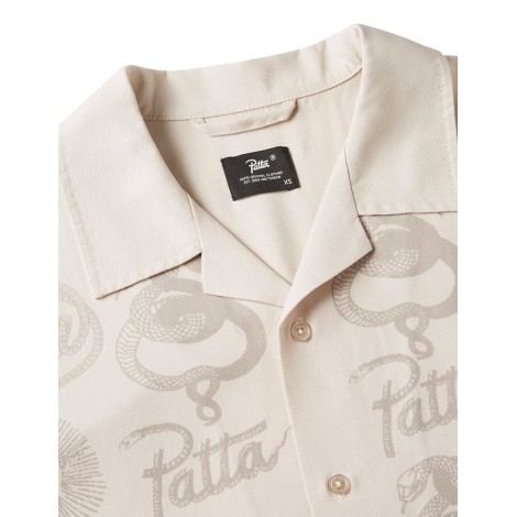 PATTA SERPENTES SUMMER SHIRT PUMIC STONE