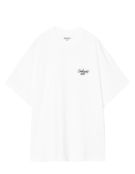 S/S SIGNATURE SCRIPT T-SHIRT WHITE / BLACK