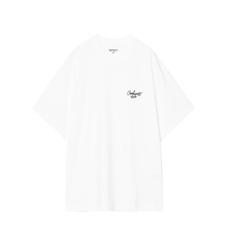 S/S SIGNATURE SCRIPT T-SHIRT WHITE / BLACK