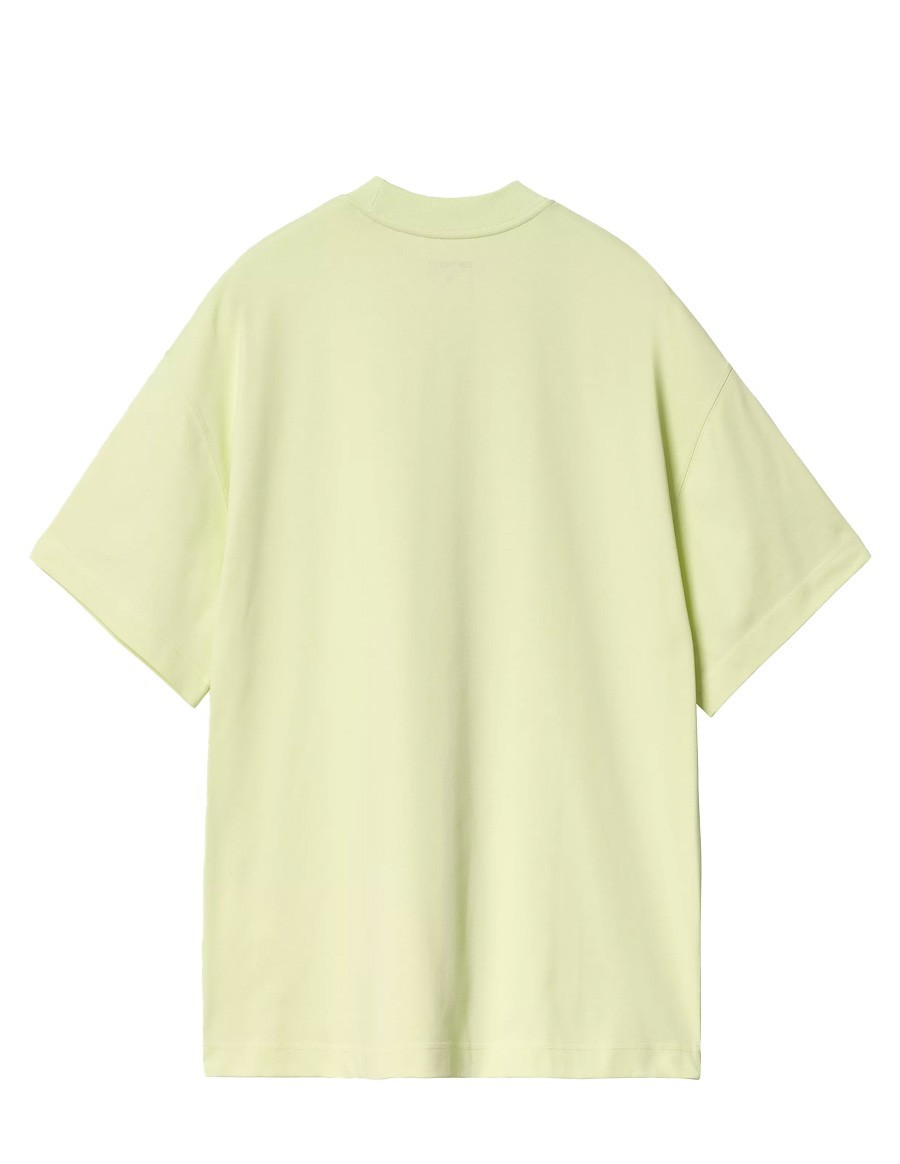 S/S SIGNATURE SCRIPT T-SHIRT AIR GREEN / WHITE