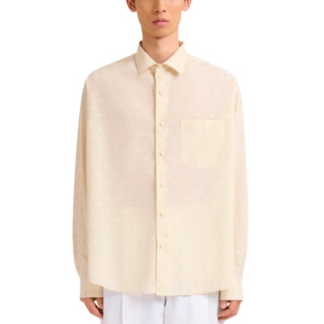 SHIRT LS FLUID GEOMETRIC RESPONSIBLY LIMESTONE