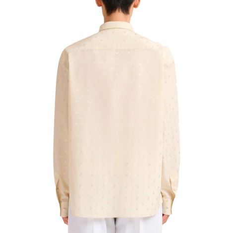 SHIRT LS FLUID GEOMETRIC RESPONSIBLY LIMESTONE