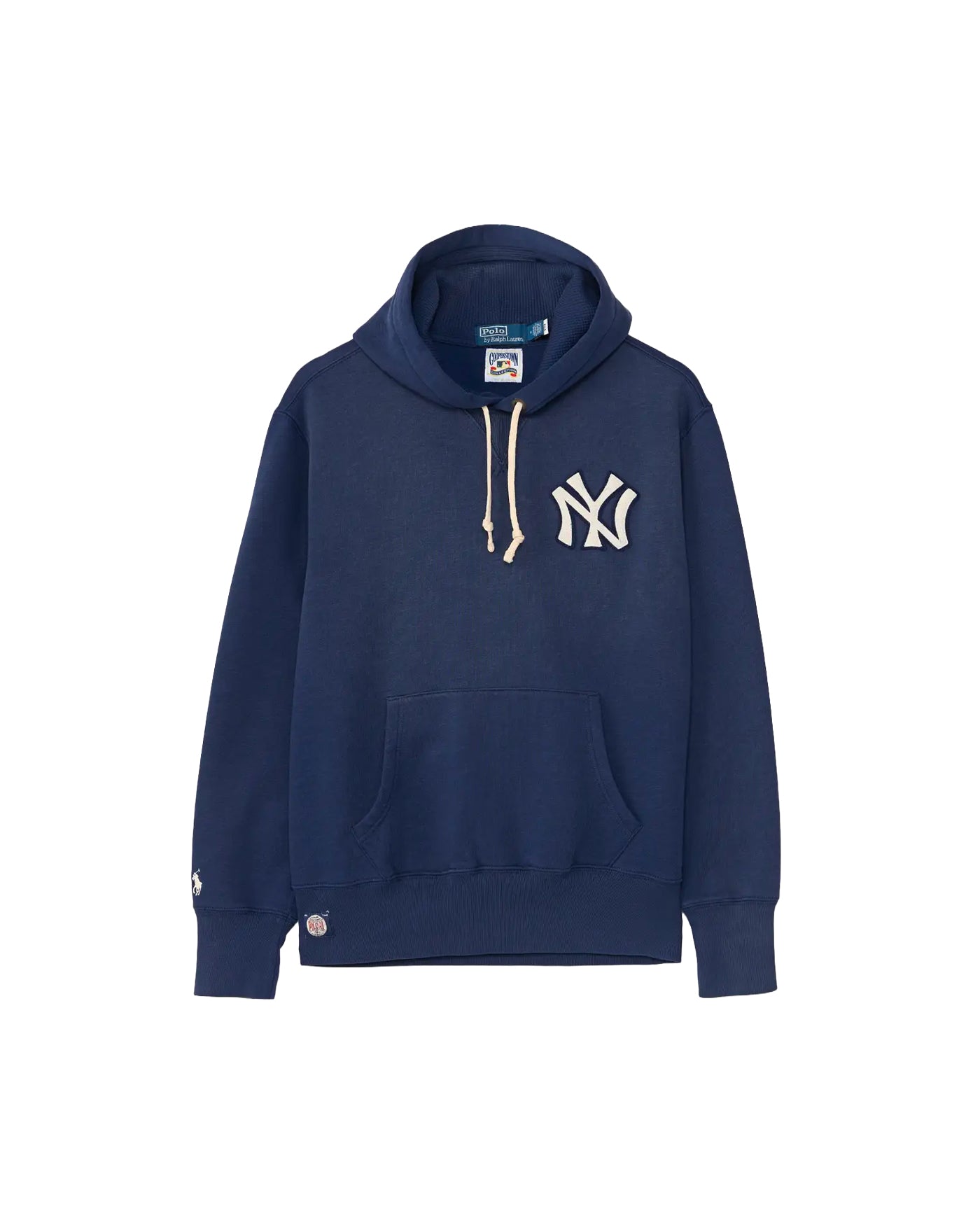 Sweat à capuche Ralph Lauren x Yankees bleu marine patch NY face