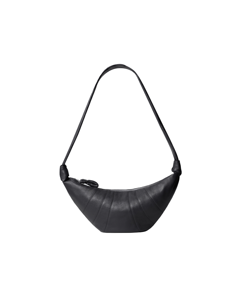 MEDIUM CROISSANT BAG BLACK