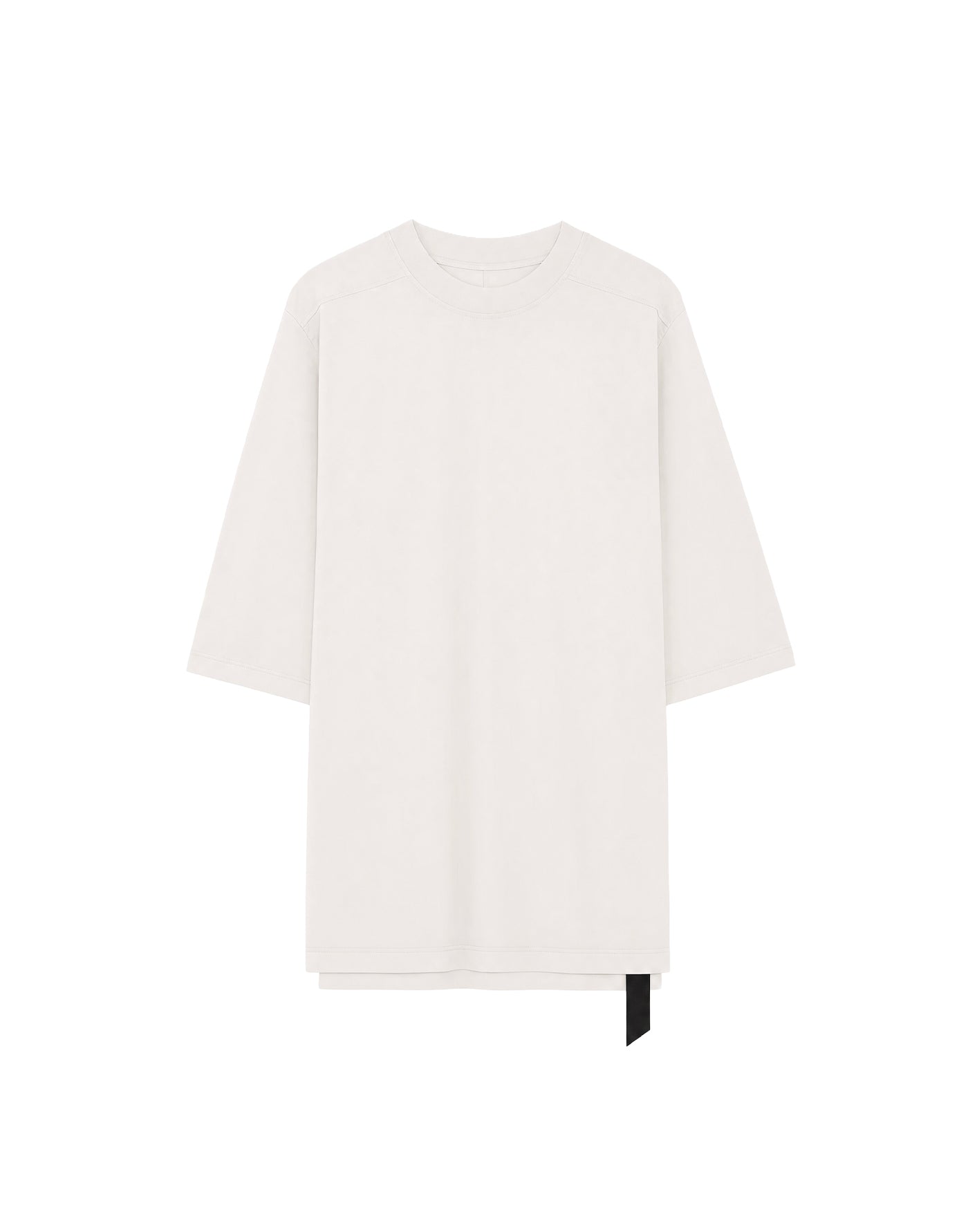 T-shirt Rick Owens DRKSHDW oversize blanc cassé milk wash face