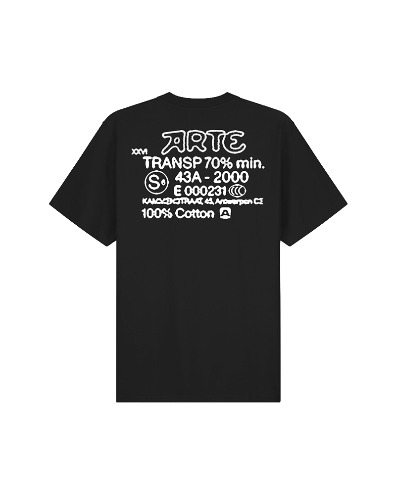 SERIAL STAMP T-SHIRT BLACK