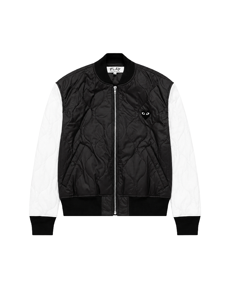 JACKET LOGO PRINT BLACK BLACKXWHITE