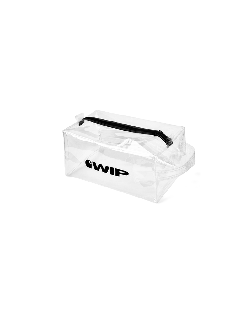 WIP WASH BAG CLEAR