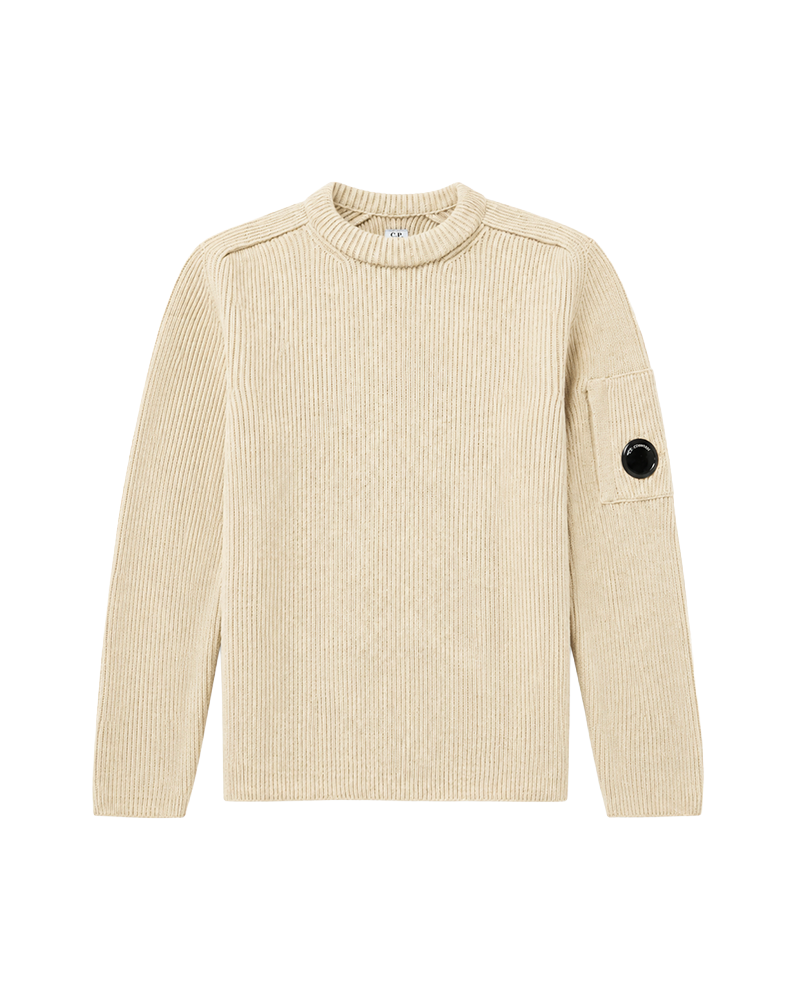 Pull C.P. Company coloris Silver Birch — vue de face