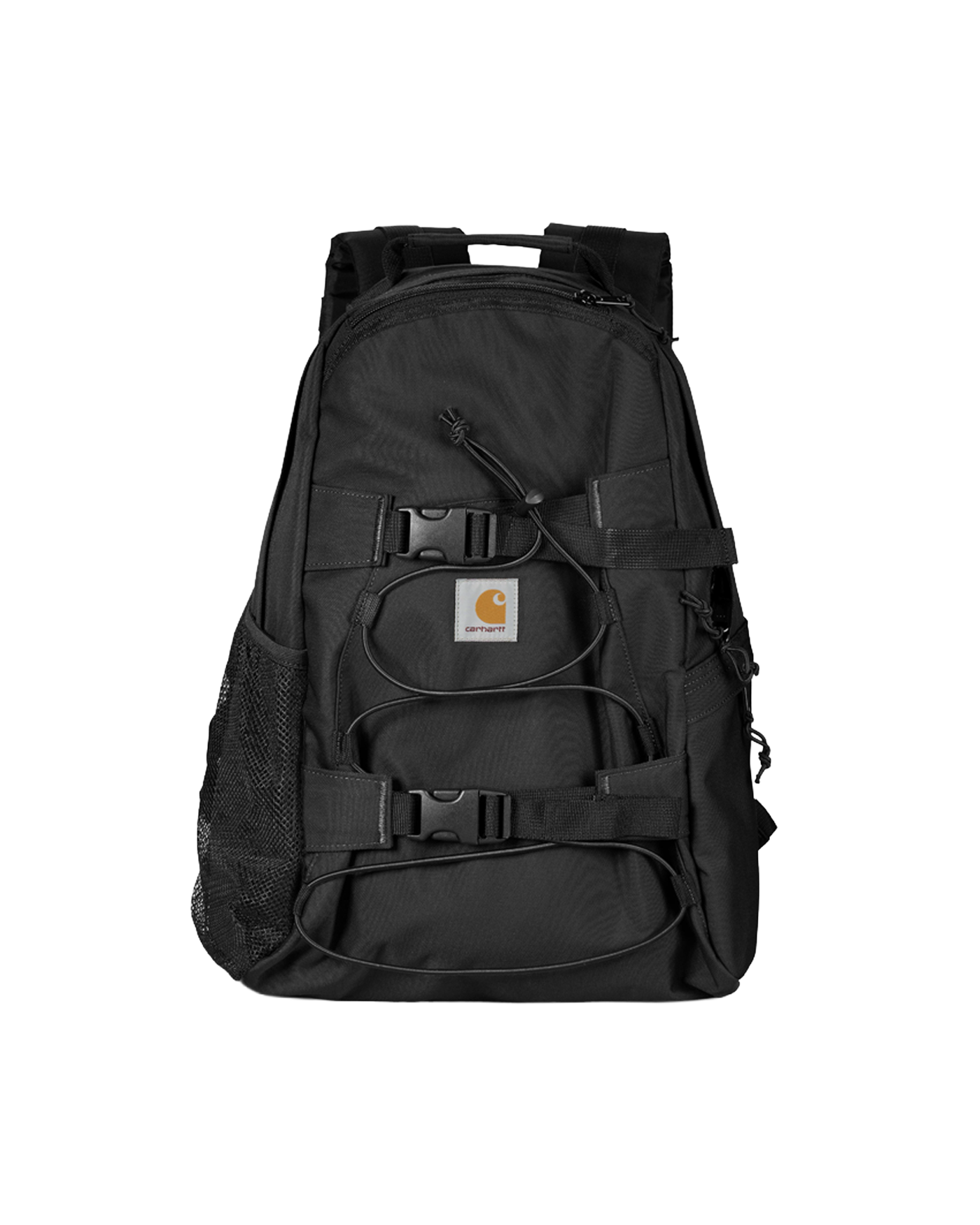 Sac à dos Carhartt WIP Kickflip noir avec sangles et boucles face
