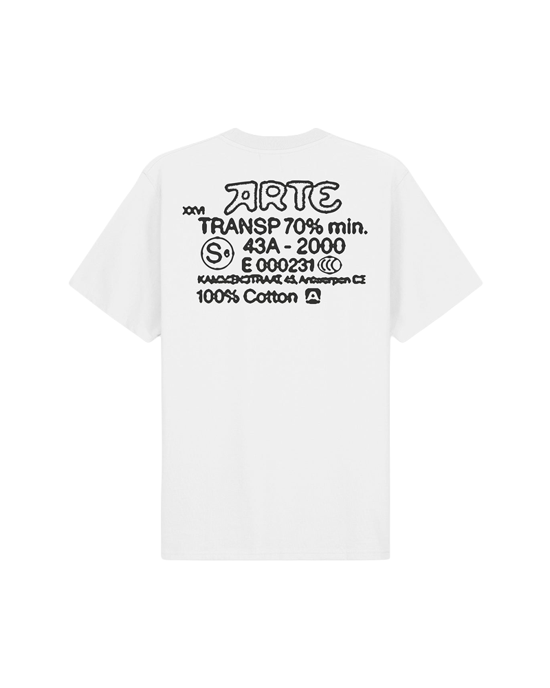 SERIAL STAMP T-SHIRT WHITE
