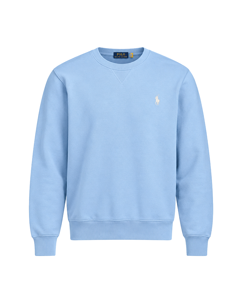 KNIT-PULLOVER-SWEATSHIRT CHAMBRAY BLUE