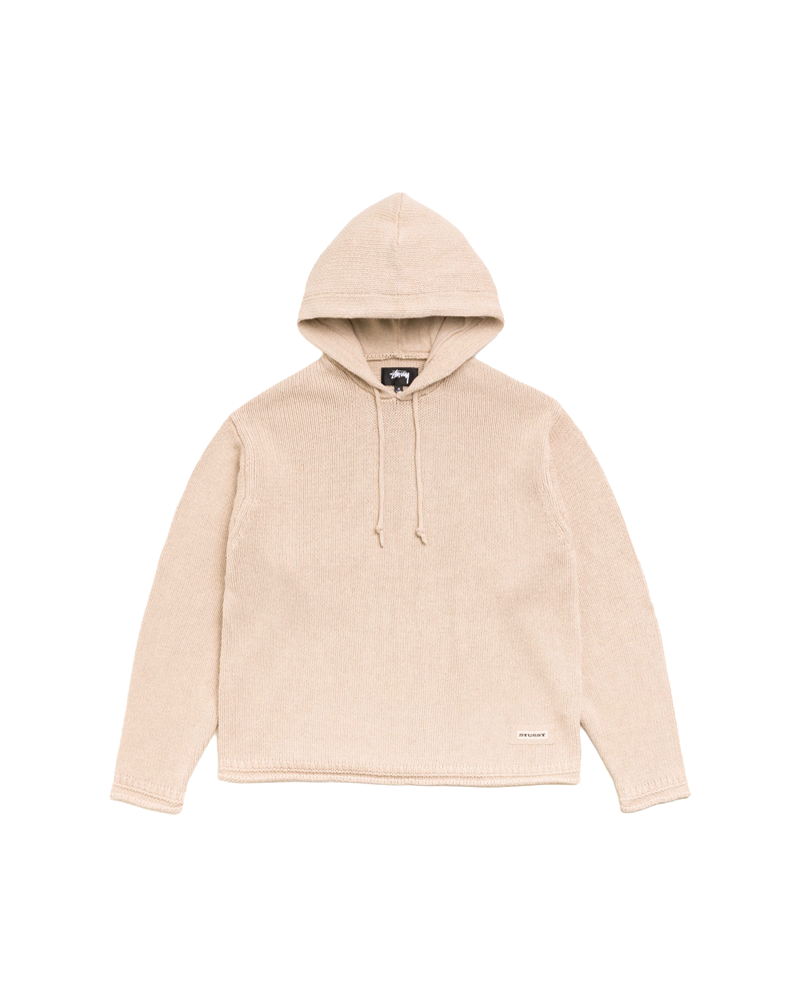 BEACH HOODED SWEATER OATMEAL
