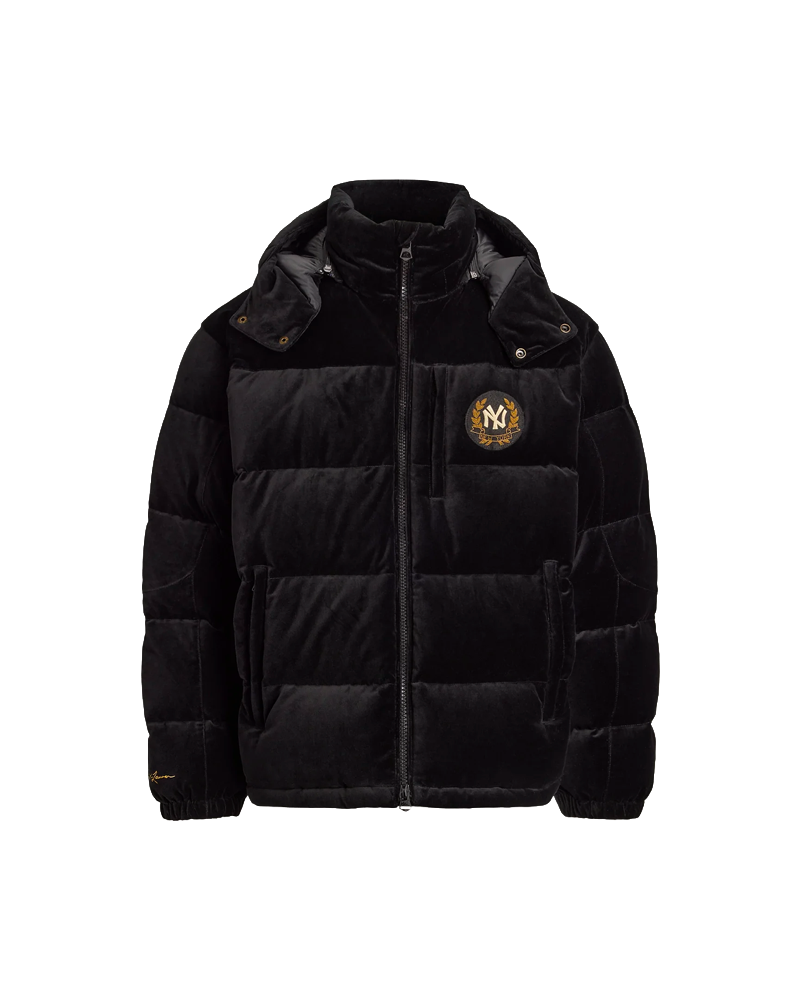 JACKET BOMBER MLB VELVET POLO BLACK