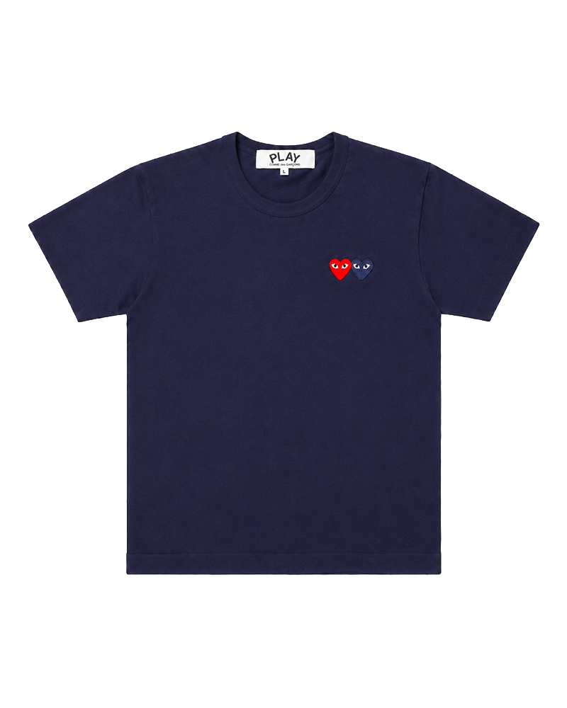 T-SHIRT DOUBLE BURGENDY NAVY