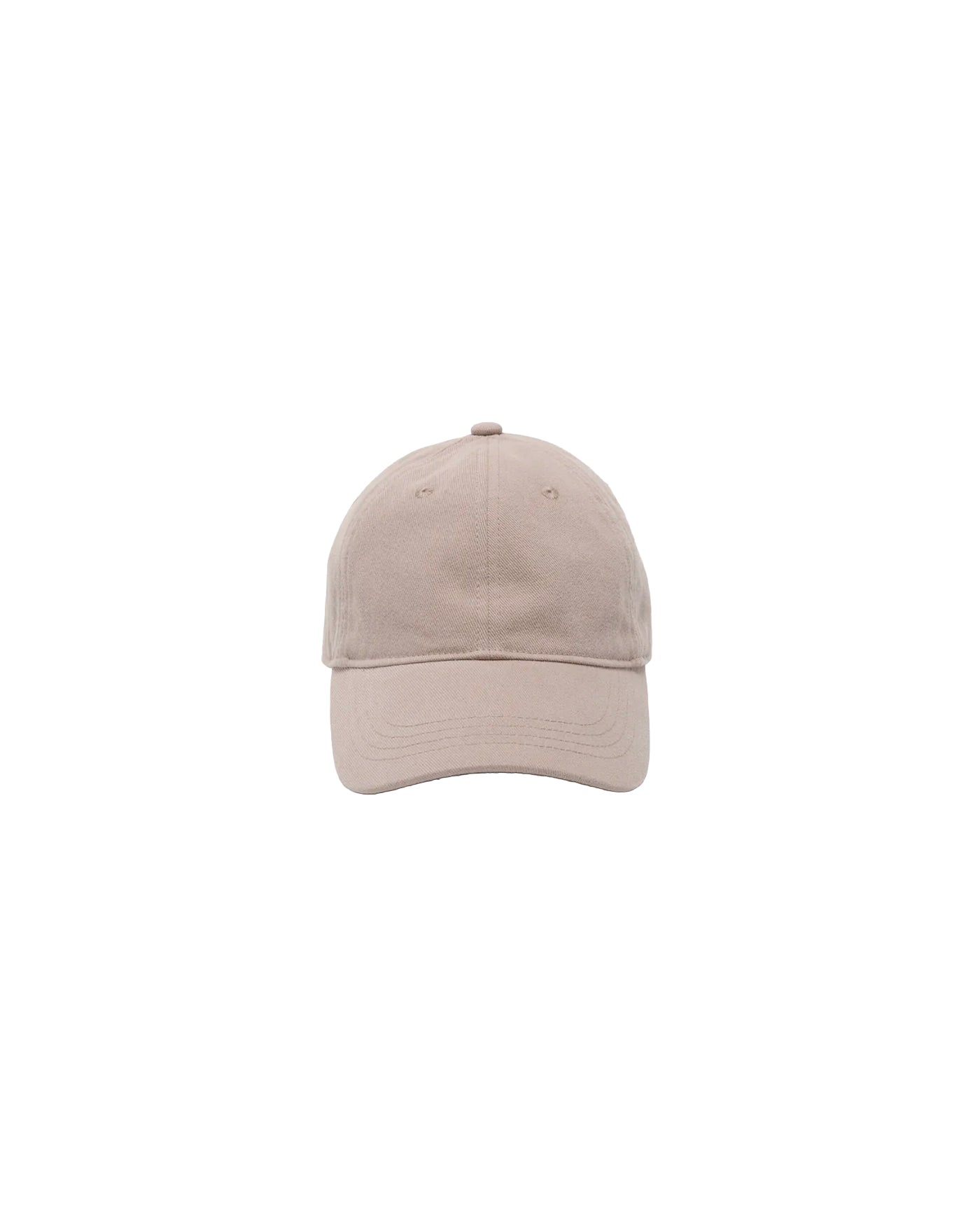 Casquette Acne Studios beige unie sans broderie visible, face