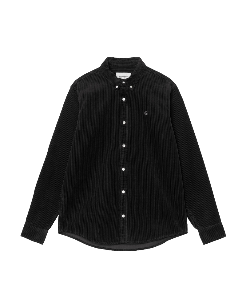 L/S MADISON CORD SHIRT SOOT