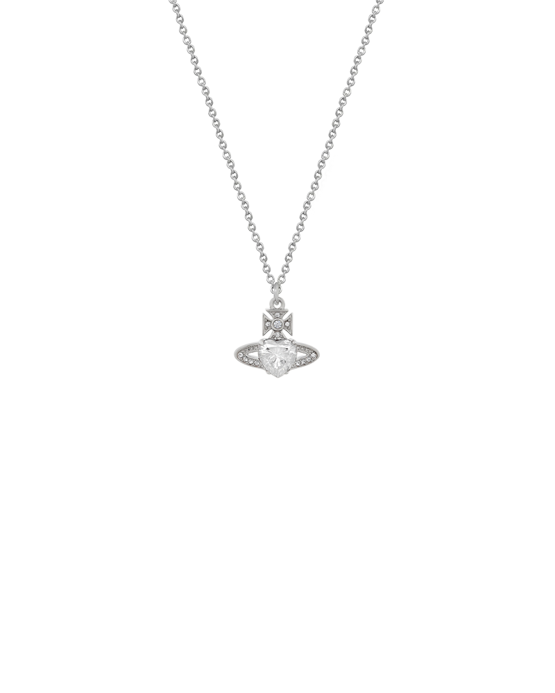 ARIELLA PENDANT PLATINUM WHITE CZ CRYSTAL