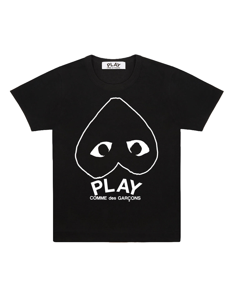 T-SHIRT LOGO PRINT KNIT BLACK