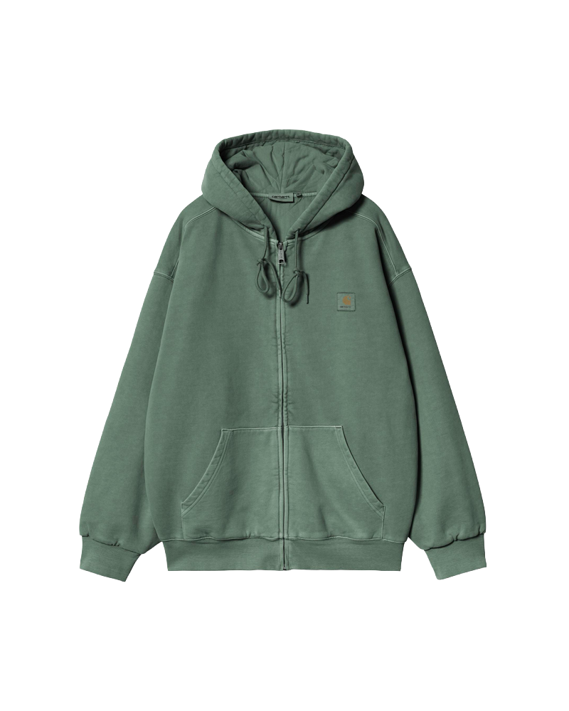 HOODED VISTA JACKET DARK SCARAB GARMENT DYED