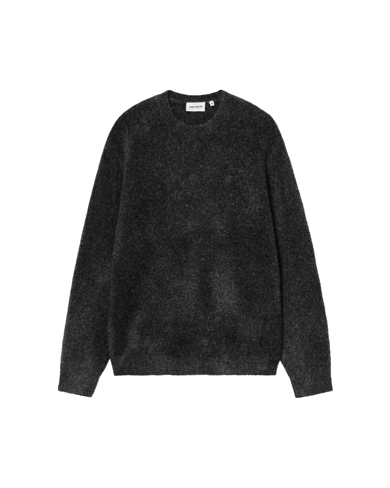 CURTIS SWEATER TANGLED BLACK
