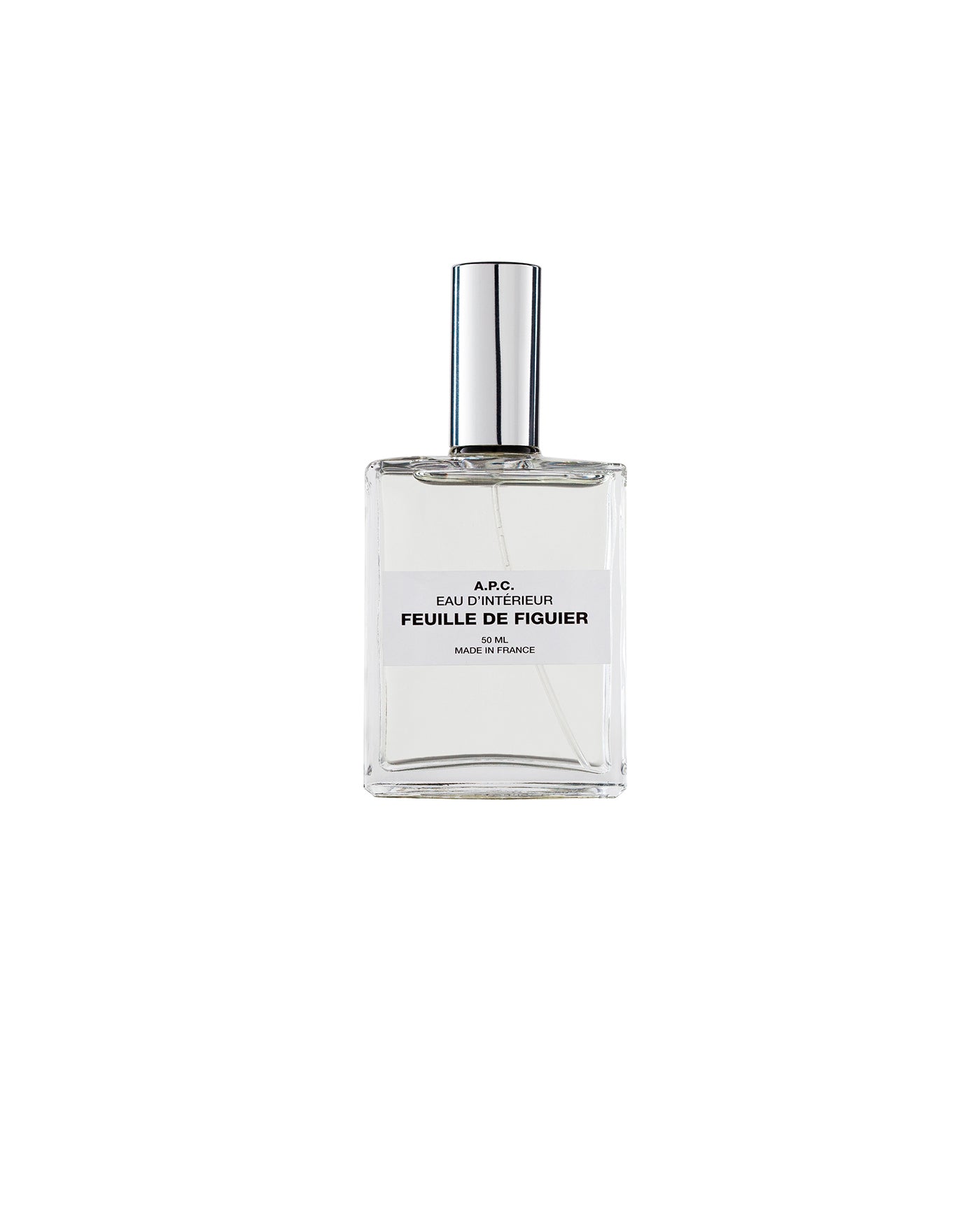 Spray d'intérieur A.P.C. Feuille de Figuier flacon transparent face