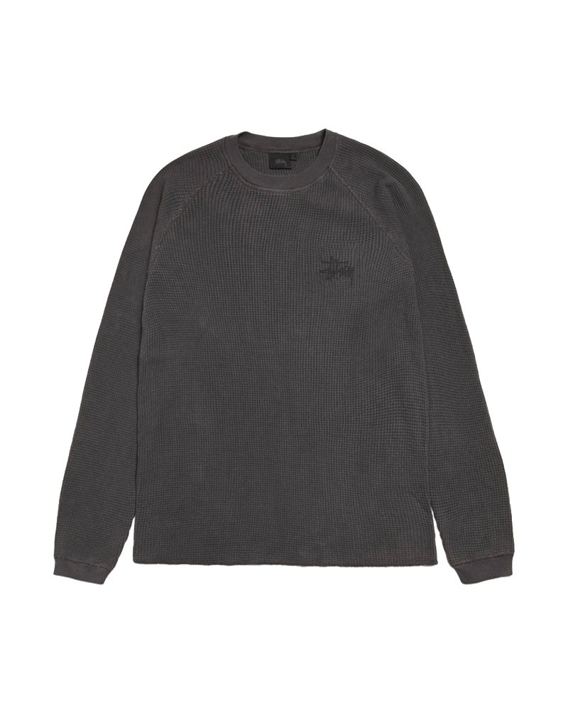 RAGLAN THERMAL BASIC STOCK WASHED BLACK
