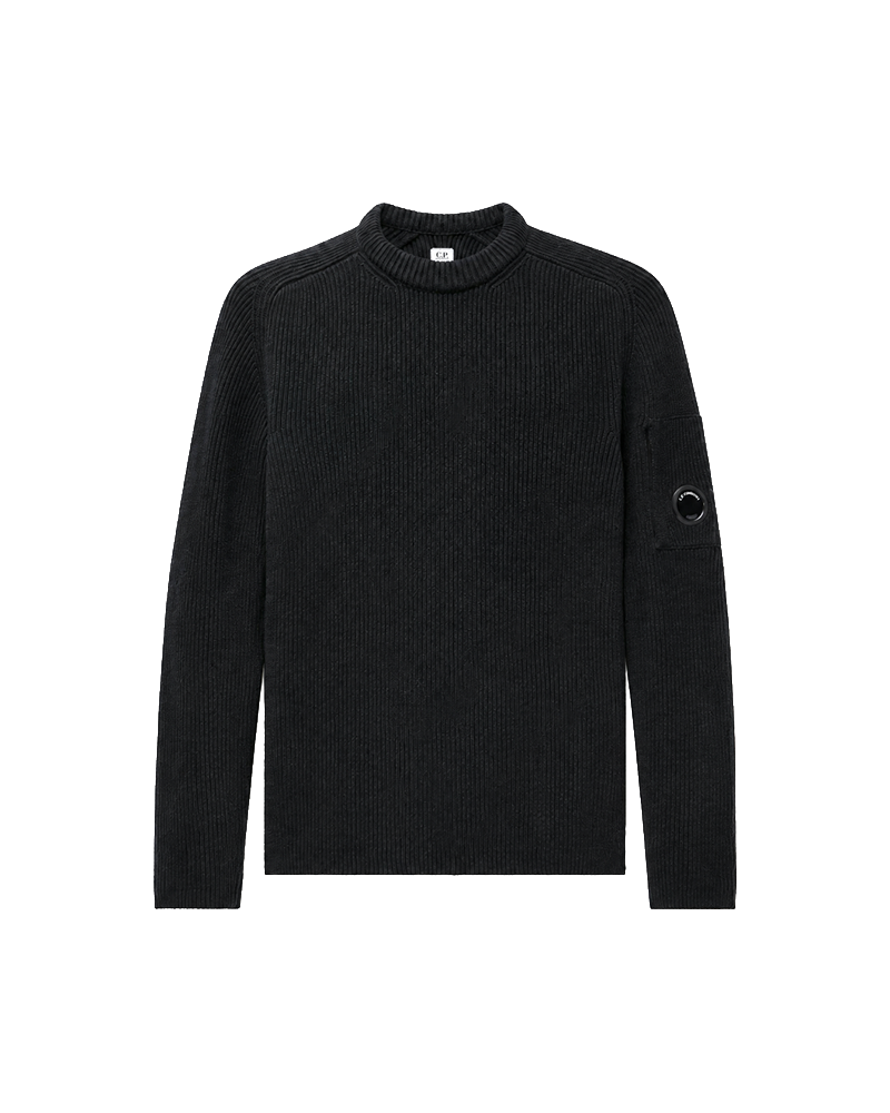 Pull C.P. Company coloris Black — vue de face